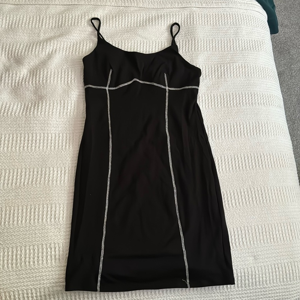 Cotton black dress (l)